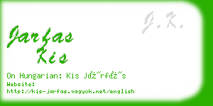jarfas kis business card
